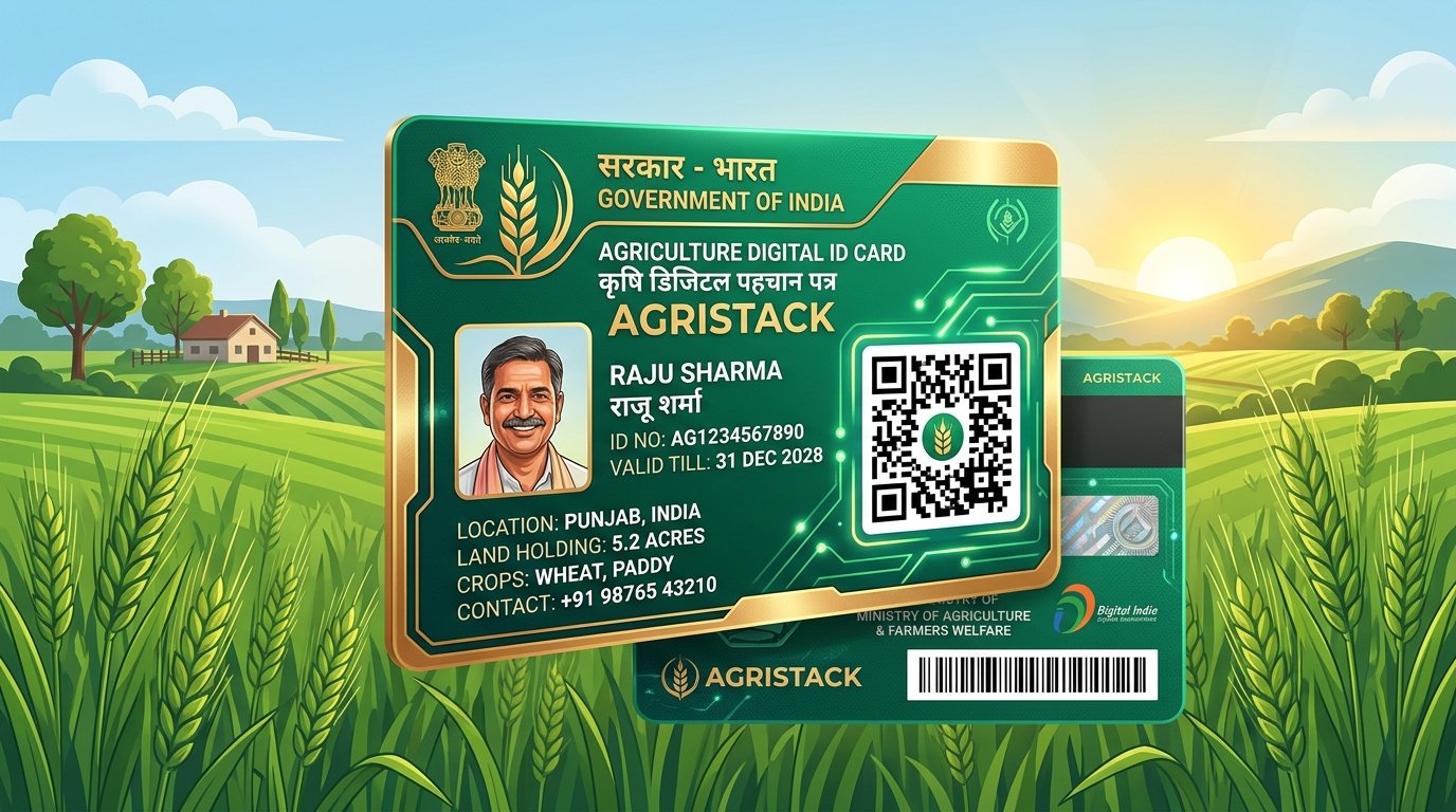 AgriStack Farmer ID Card Banner